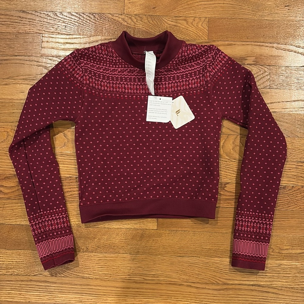 NWT Holly Seamless Long-Sleeve Top XS - Picture 6 of 6